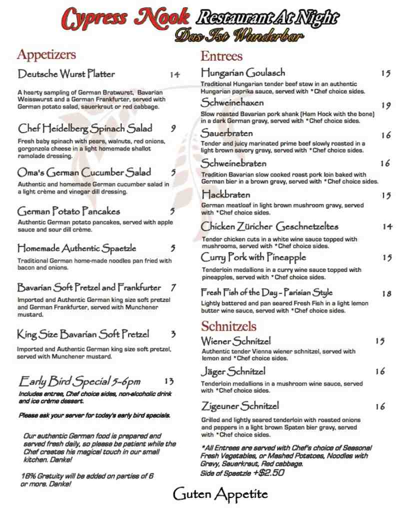 German Food Pompano Beach Fl German Food Pompano Beach Fl
