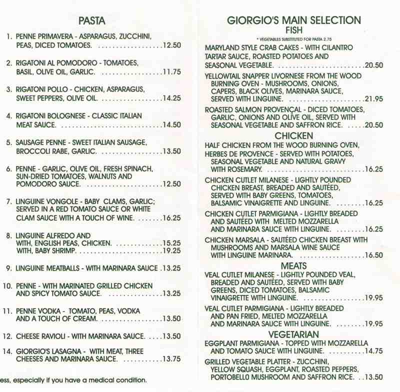 Giorgio mushrooms coupons