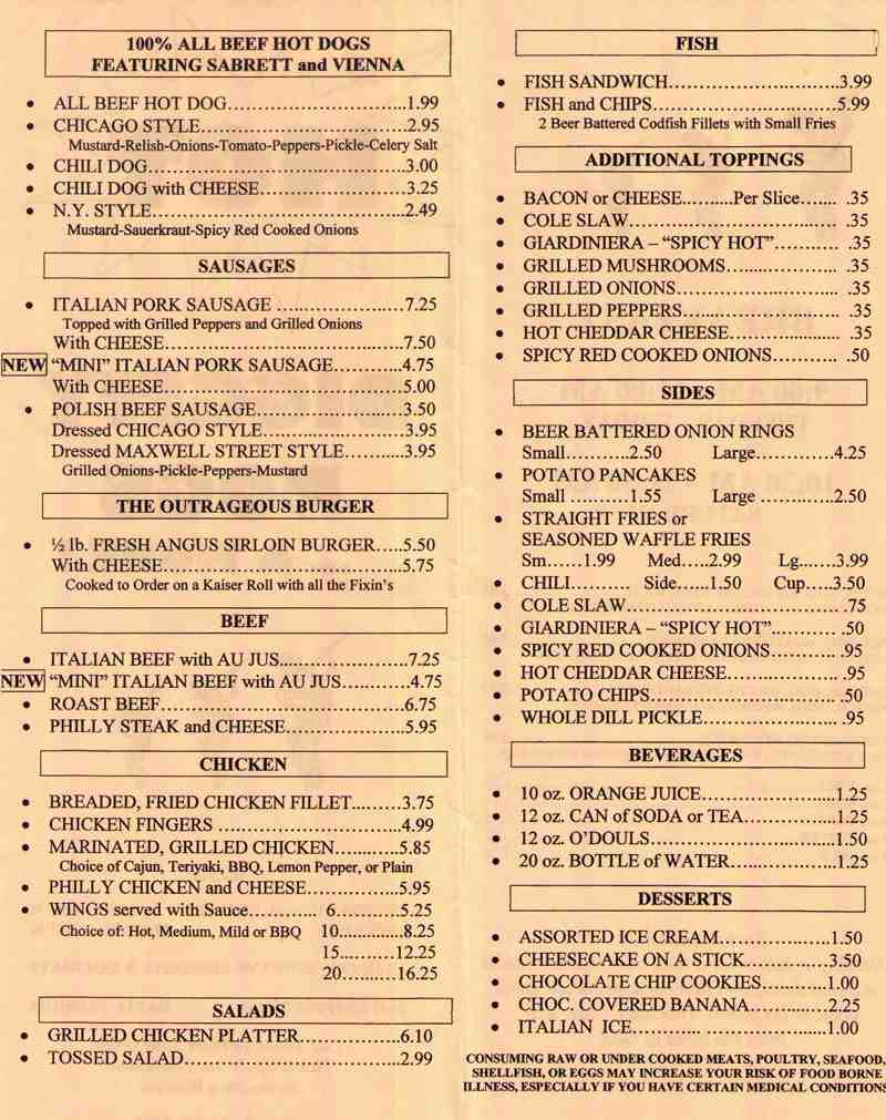 dogs menu menu for diggity dogs more 2641 griffin rd dogs menu menu for diggity dogs more 2641 griffin rd