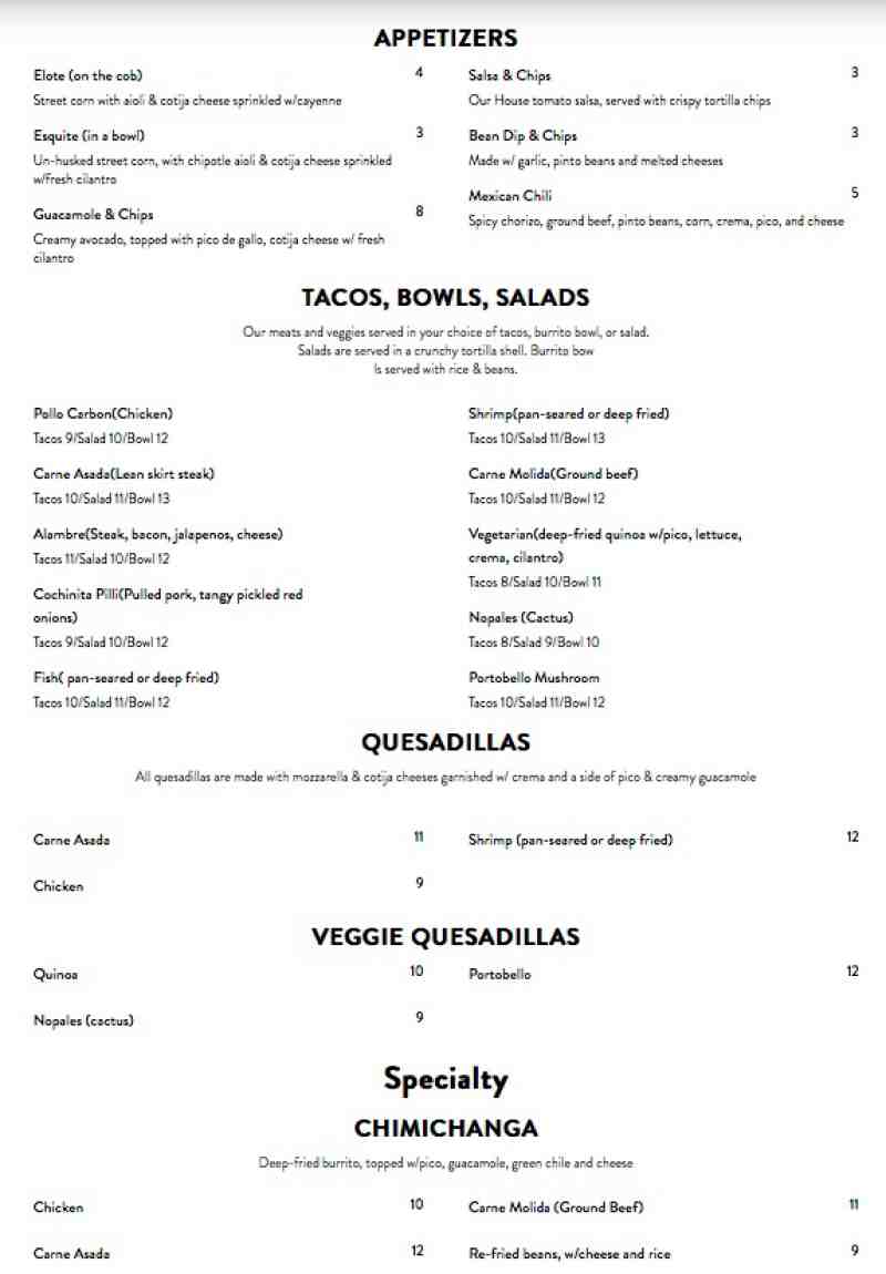 Oakland Gas Prices >> Menu for Tatts & Tacos (3200 NE 12th Ave Oakland Park FL ... Oakland Gas Prices >> Menu for Tatts & Tacos (3200 NE 12th Ave Oakland Park FL ...