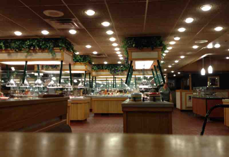 Hometown Buffet Meatloaf, Broccoli and Fish