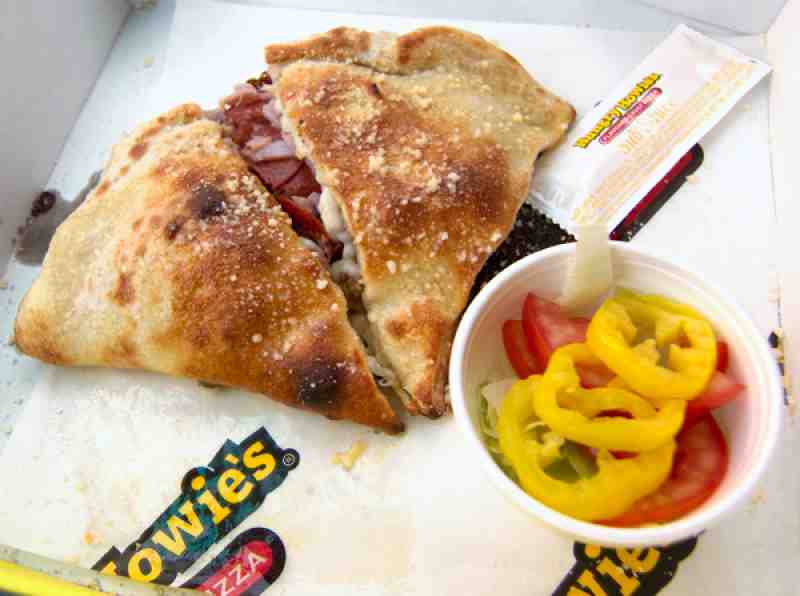 This Isnt Really A Sandwich Its Sort Of Calzone With Disorganized Stuffing There Was Pepperoni The Cheap Kind Sausage And Not Much Cheese This Isnt Really A Sandwich Its Sort Of Calzone With Disorganized Stuffing There Was Pepperoni The Cheap Kind Sausage And Not Much Cheese
