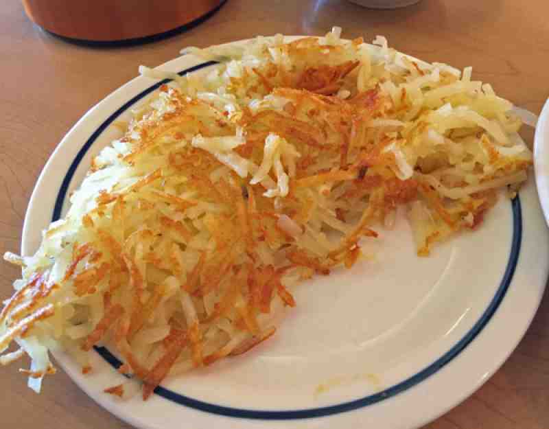 Sainsbury's Cafe's 'full English breakfast' comes with chips and not