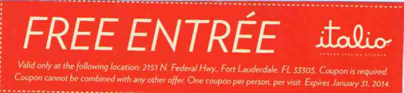 Italio coupons